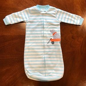 ❤️ Carter’s Baby Boy  Blue Striped Sleep Sack